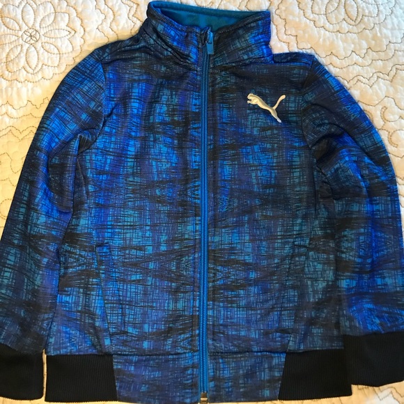 Boys Puma zip up jacket and matching pants. - Picture 1 of 6